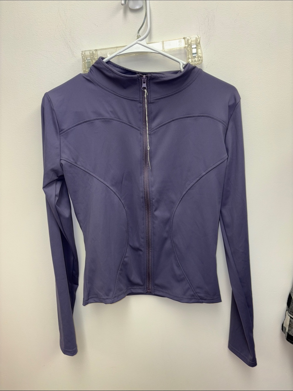 Women’s Purple Zip-Front Active Jacket